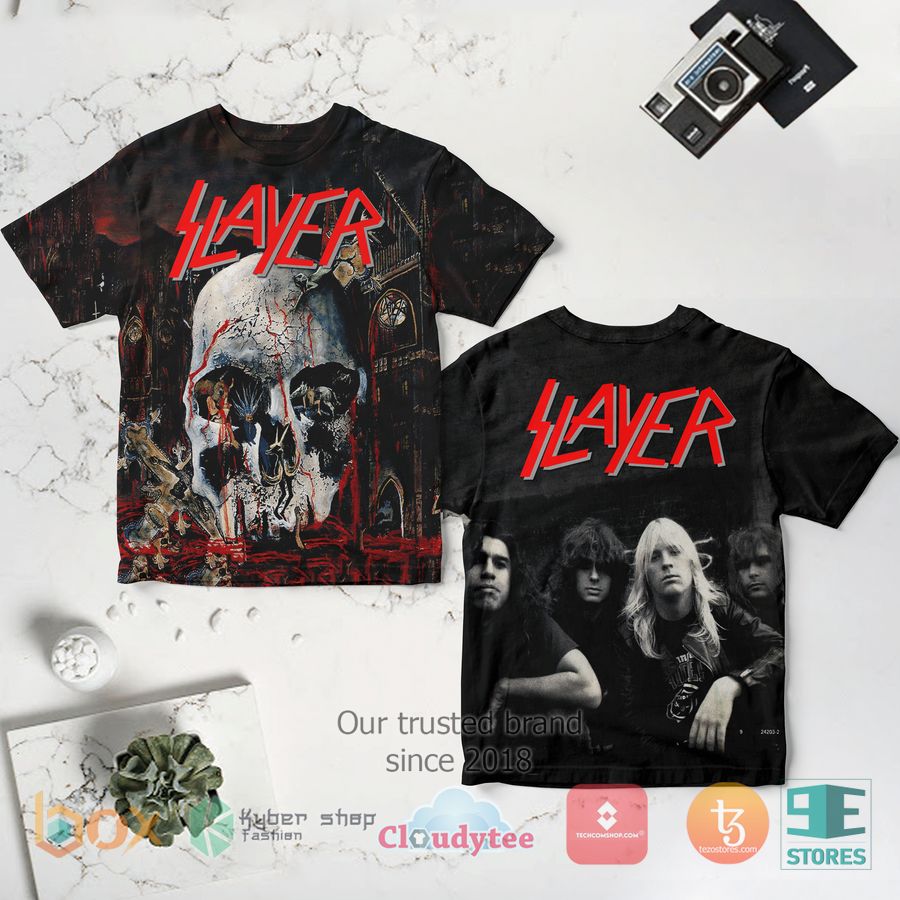 slayer band south of heaven album 3d t shirt 1 5928