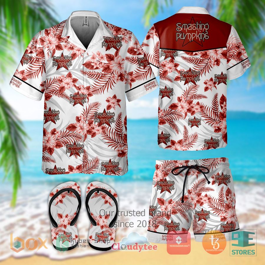 smashing pumpkins band hawaiian shirt shorts 1 37894