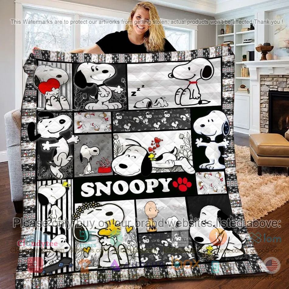 snoopy pattern quilt 1 35162