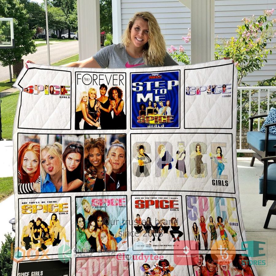 spice girls album covers quilt 1 80299