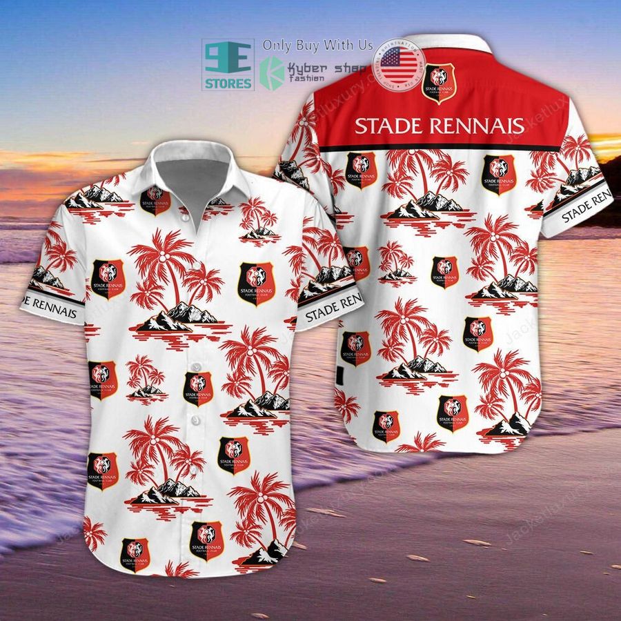 stade rennais f c hawaiian shirt shorts 1 85112