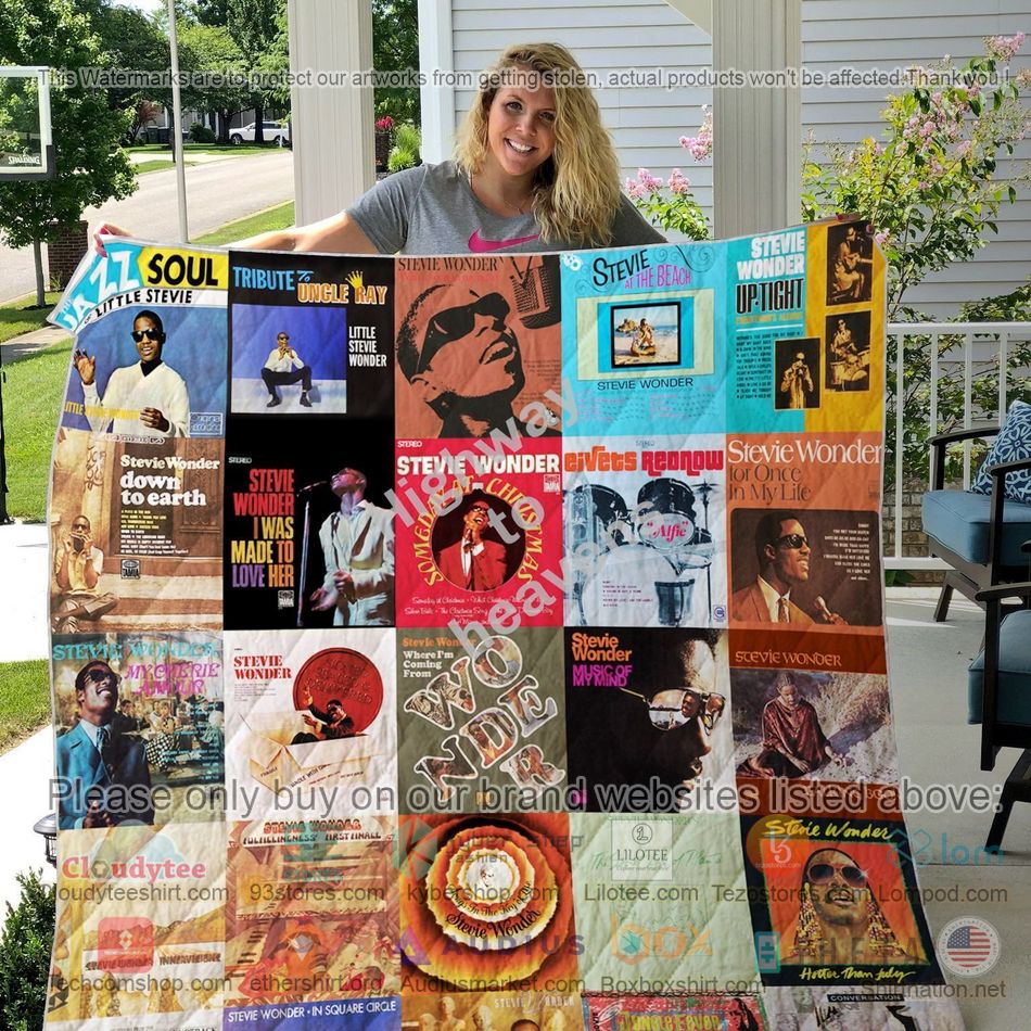 stevie wonder album covers quilt 1 70151