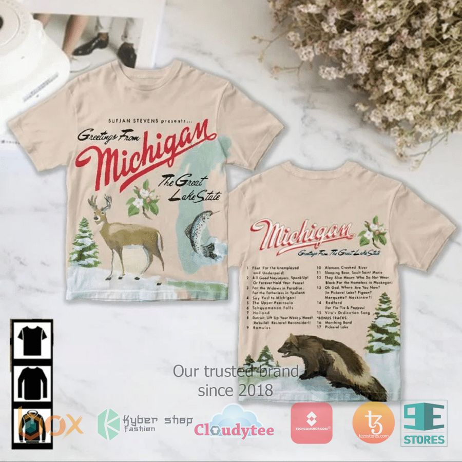 sufjan stevens michigan album 3d t shirt 1 38028