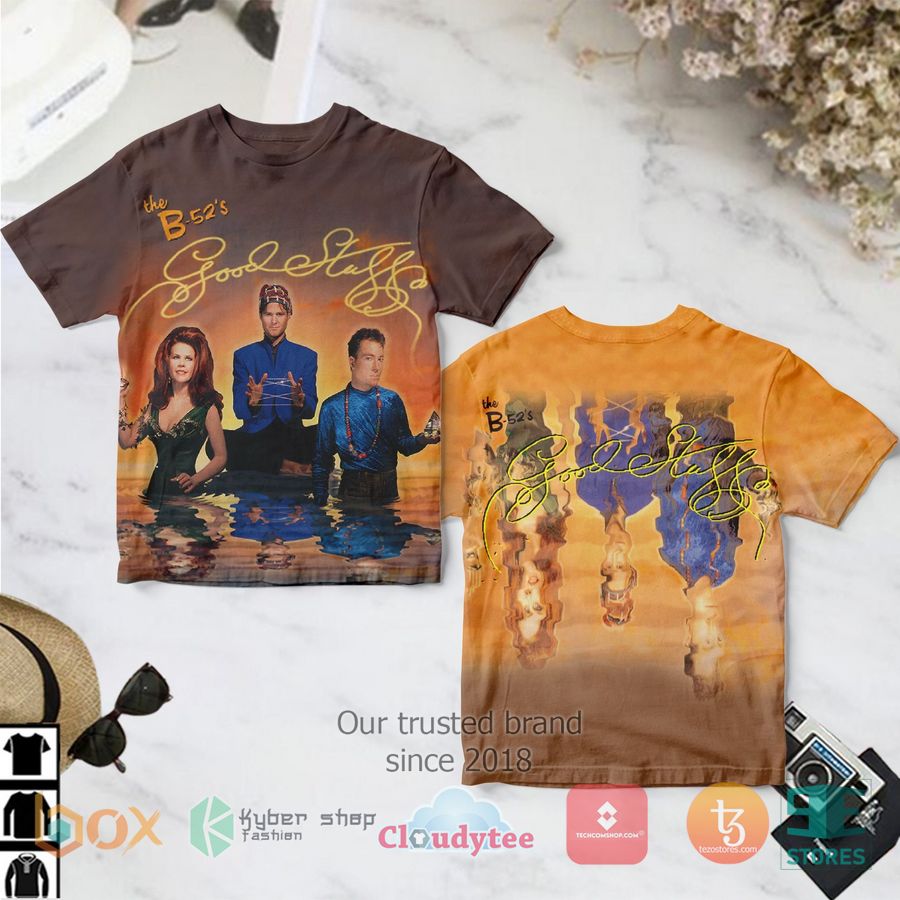 the b 52s good stuff album 3d t shirt 1 22166