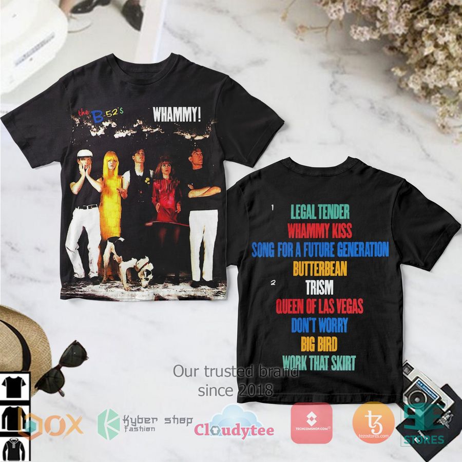 the b 52s whammy album 3d t shirt 1 81164