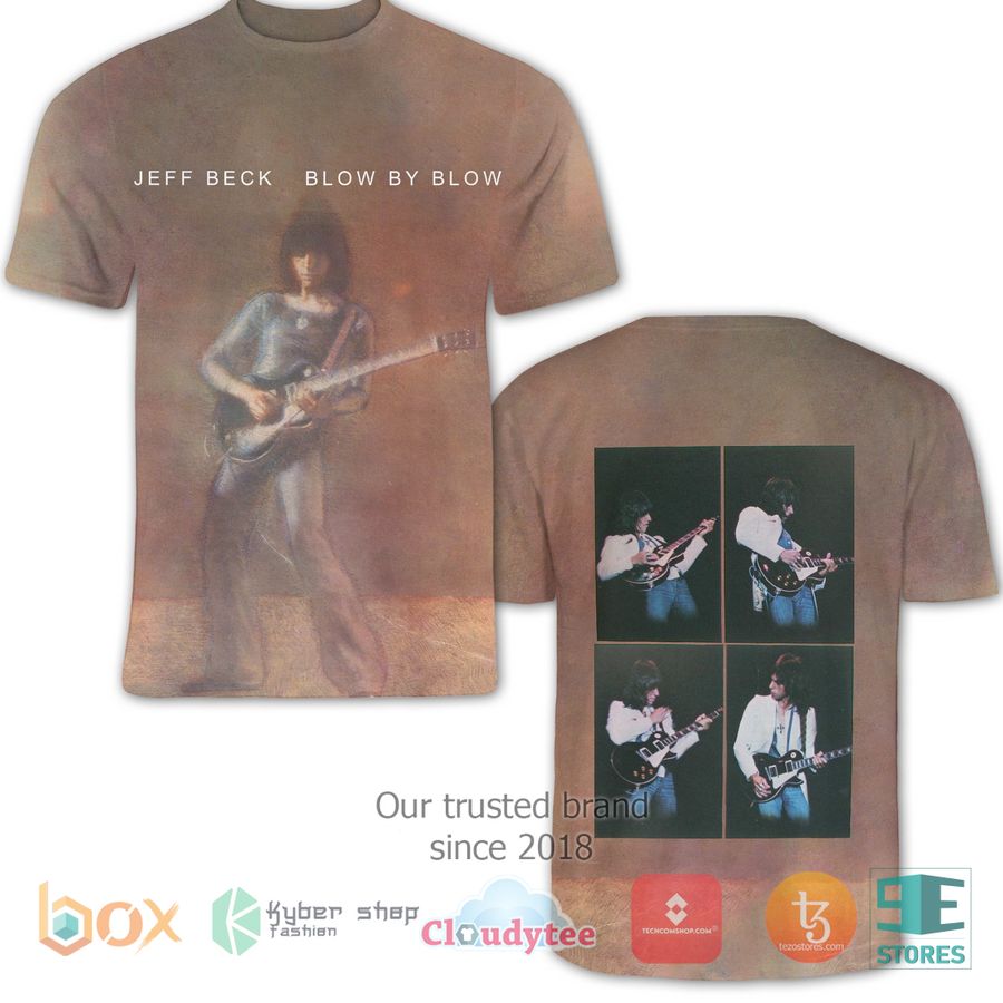 the jeff beck group blow by blow album 3d t shirt 1 82376