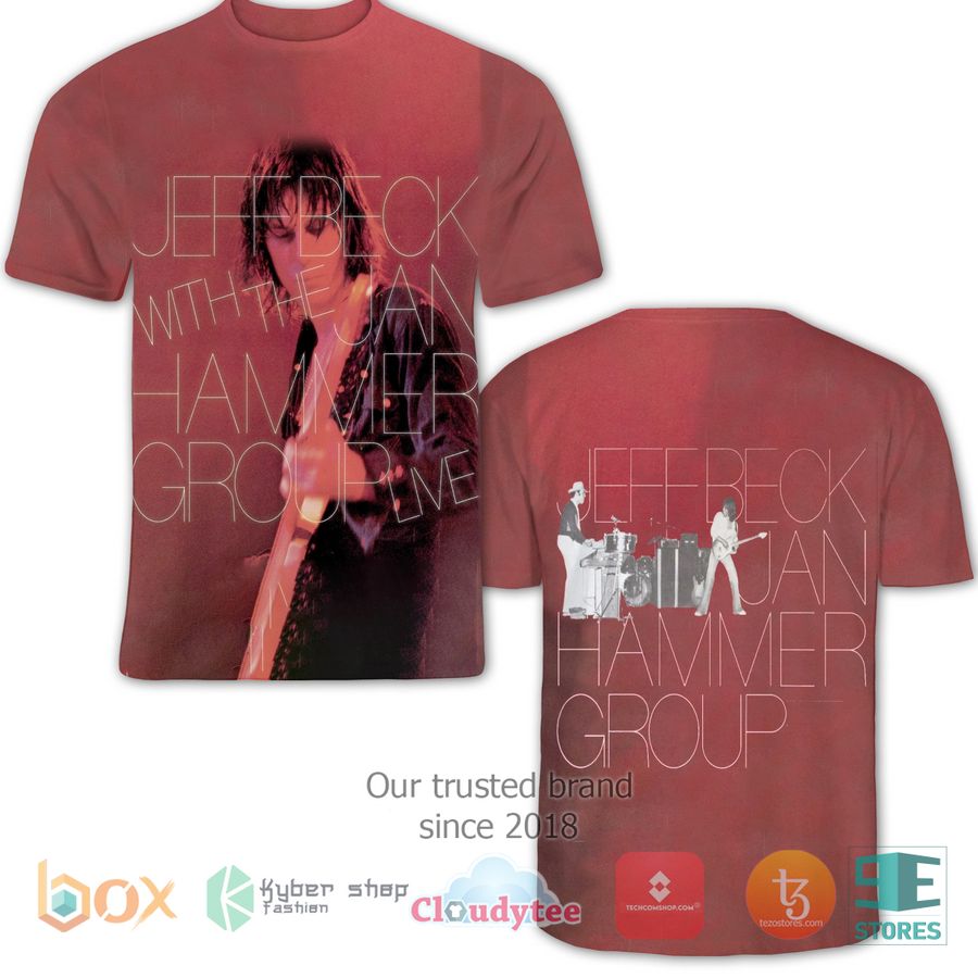 the jeff beck group the jan hammer group live album 3d t shirt 1 66769