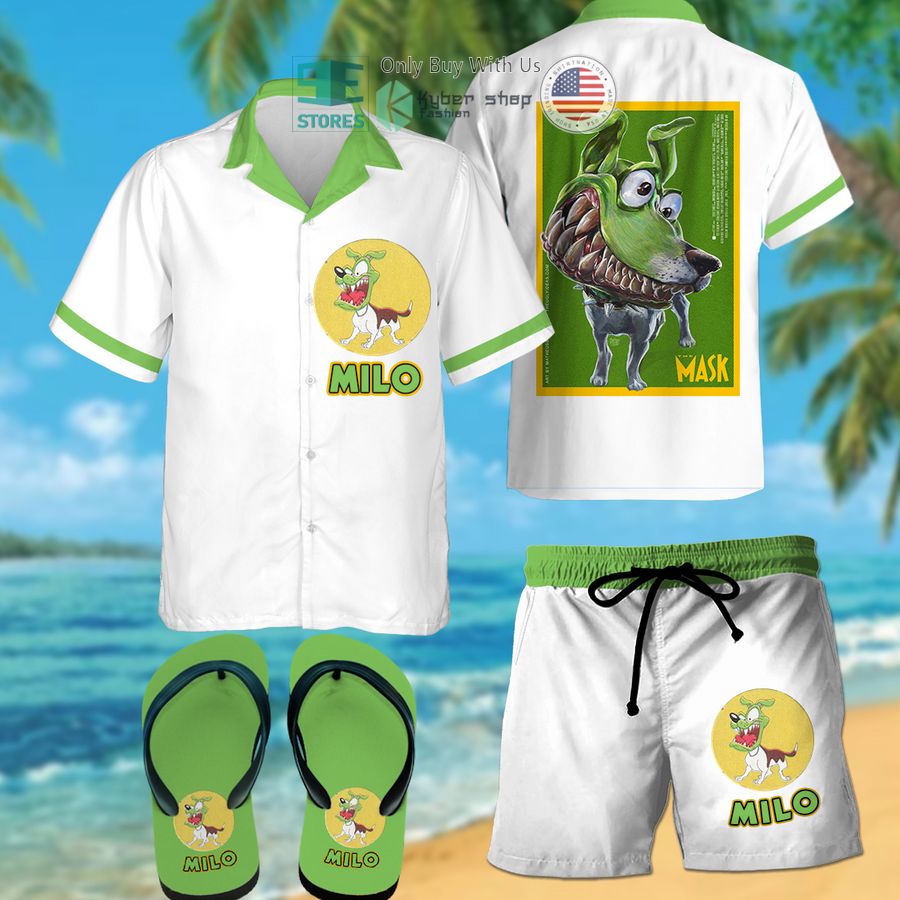 the mask milo hawaiian shirt shorts 1 32191