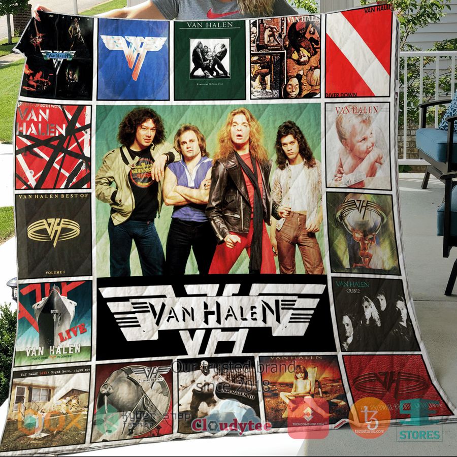 van halen album covers quilt 1 38699