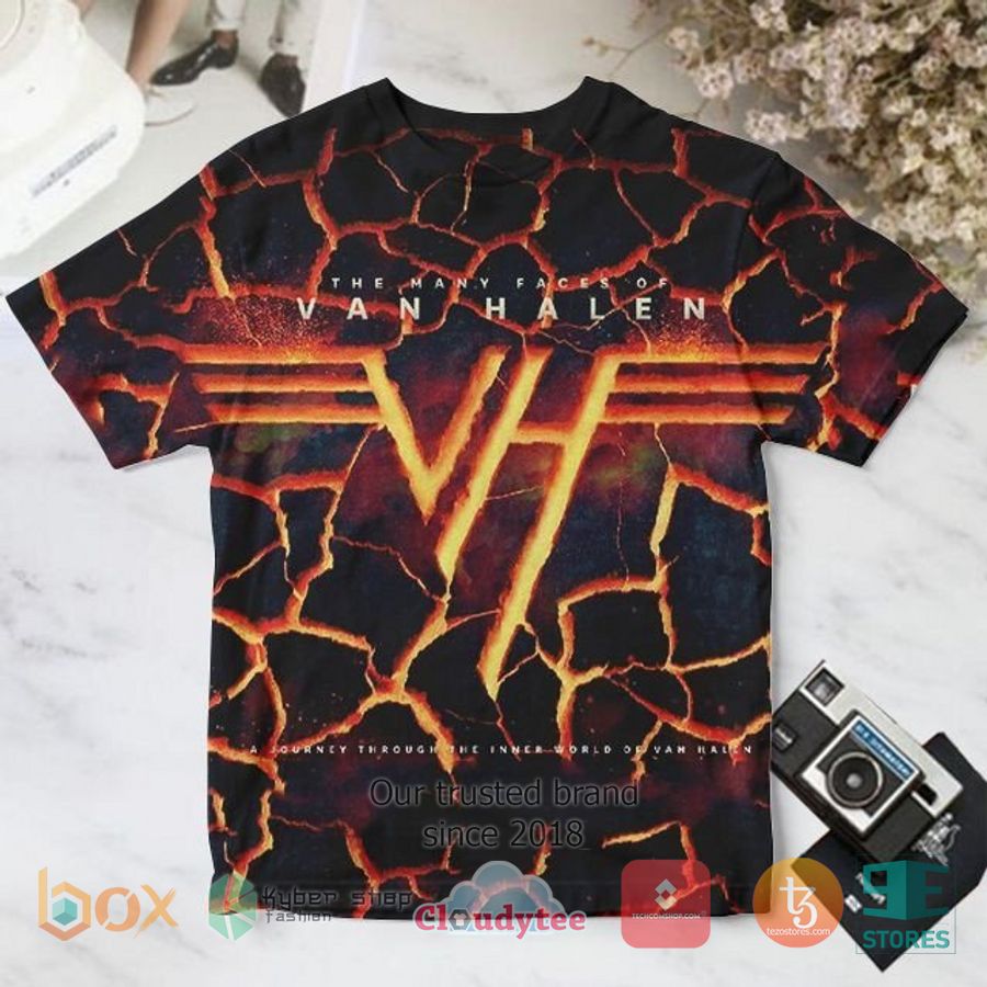 van halen band many faces album 3d t shirt 1 54626