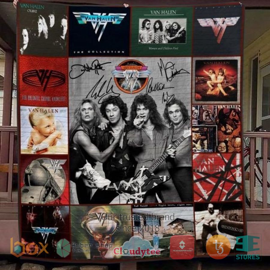 van halen signature album covers quilt 1 69063