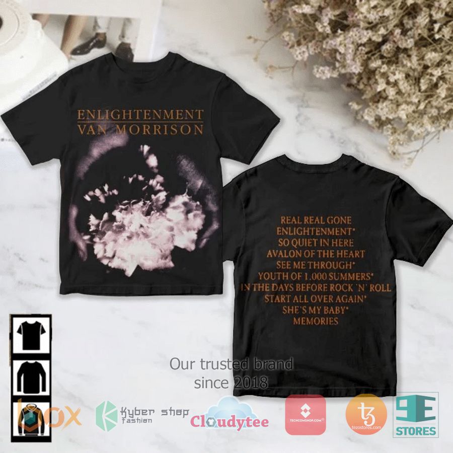 van morrison enlightenment album 3d t shirt 1 83420