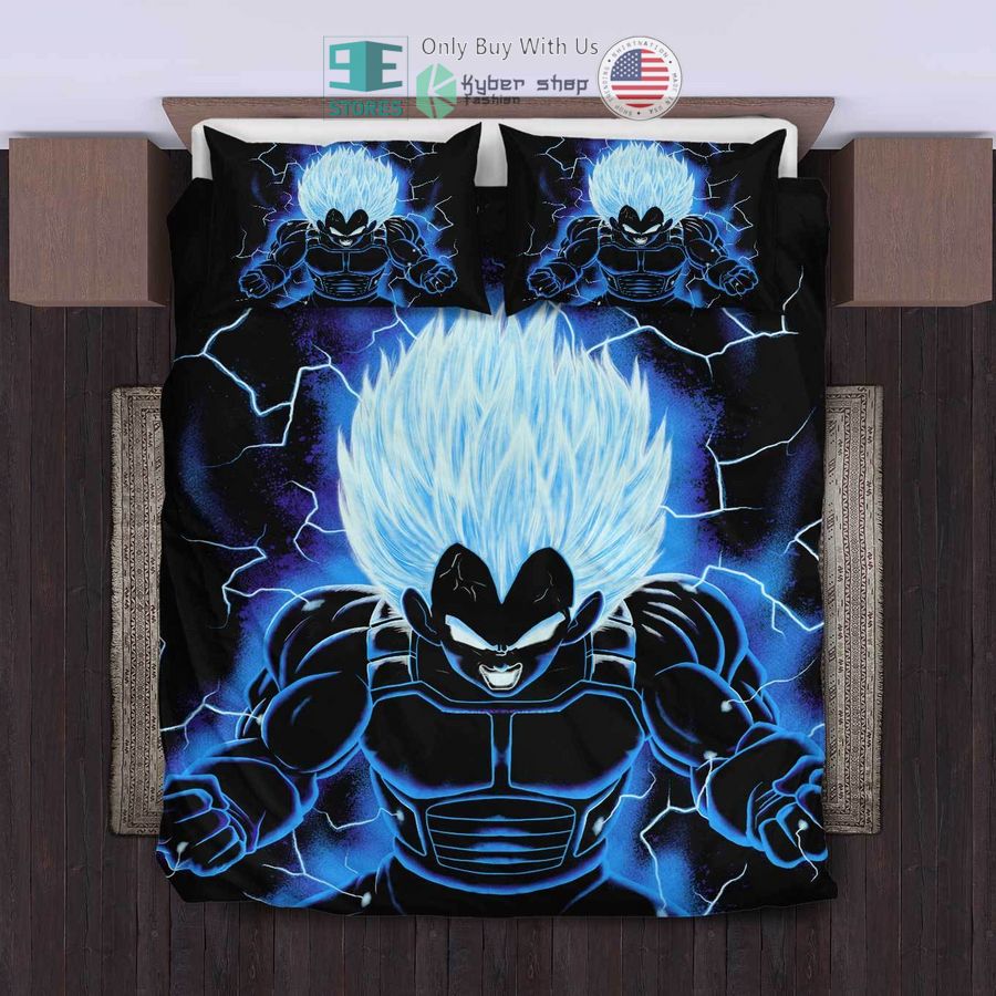 vegeta blue black bedding set 1 60597