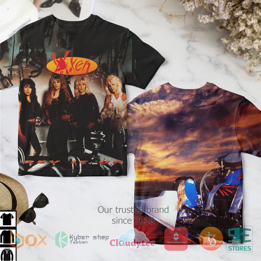 vixen band rev it up album 3d t shirt 1 76500