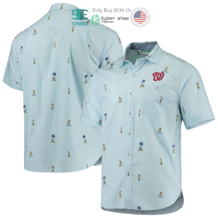 washington nationals tommy bahama hula all day light blue hawaiian shirt 1 87313