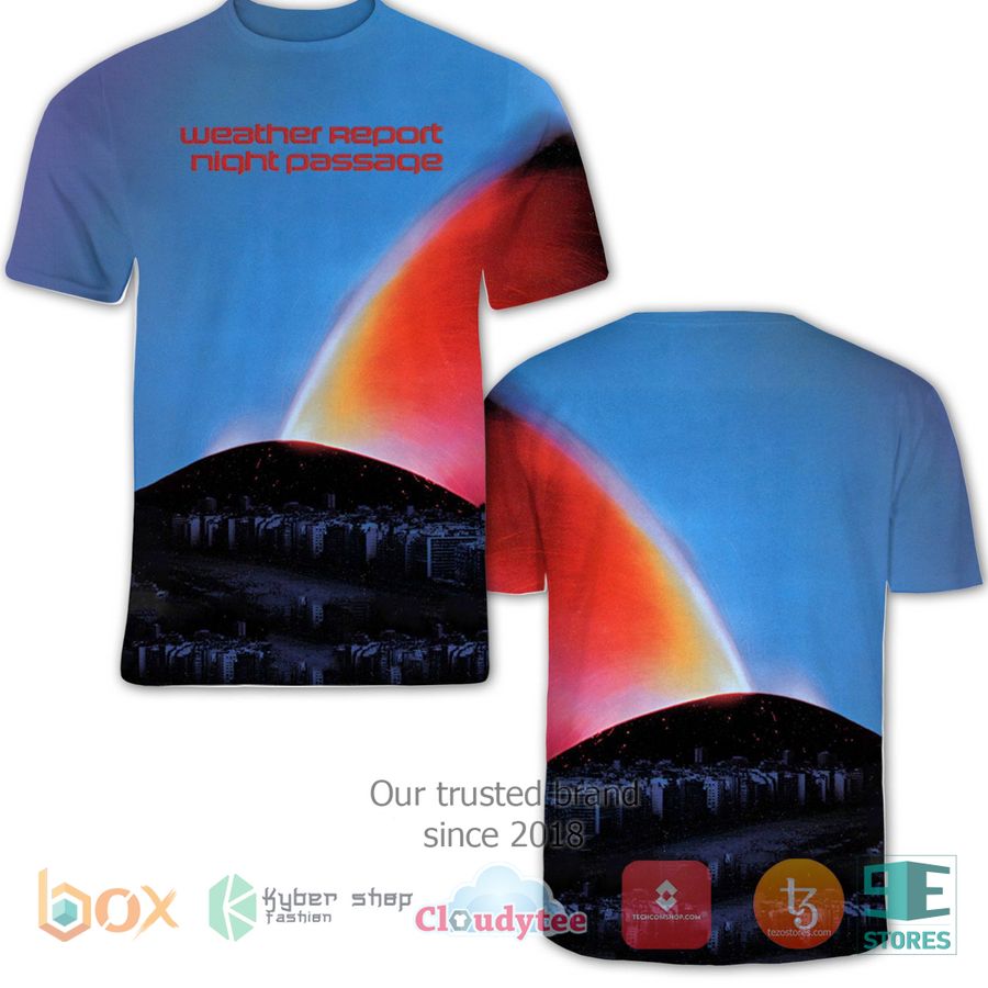 weather report band night passage album 3d t shirt 1 30919