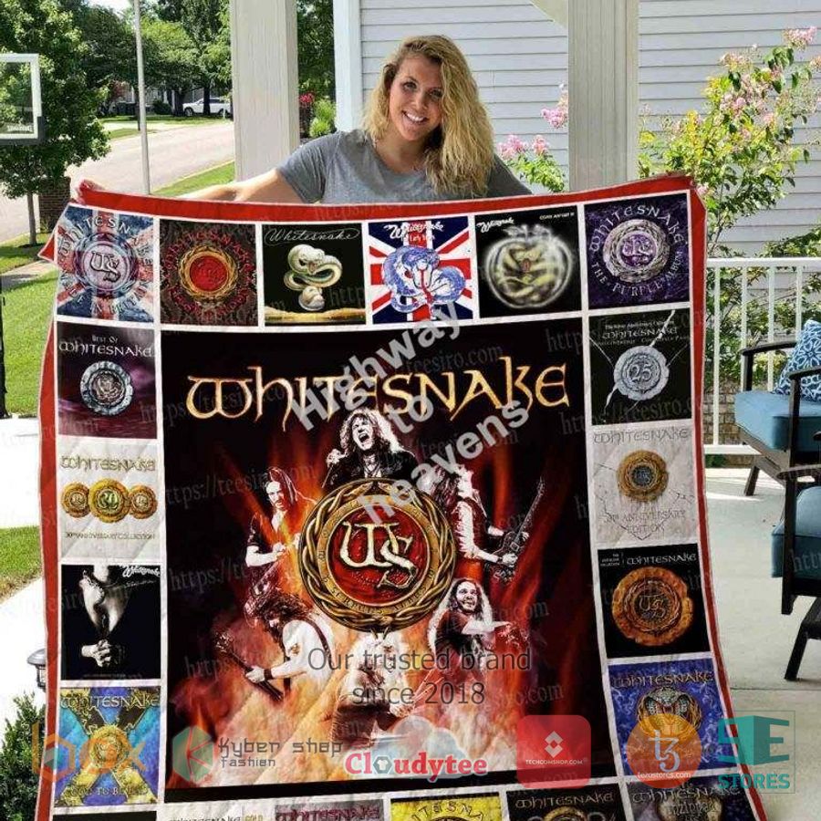 whitesnake band made in japan album covers quilt 1 68614