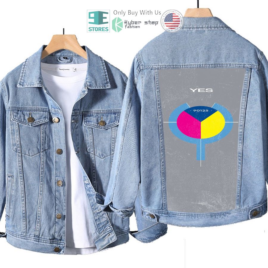 yes band 90125 album denim jacket 1 21521