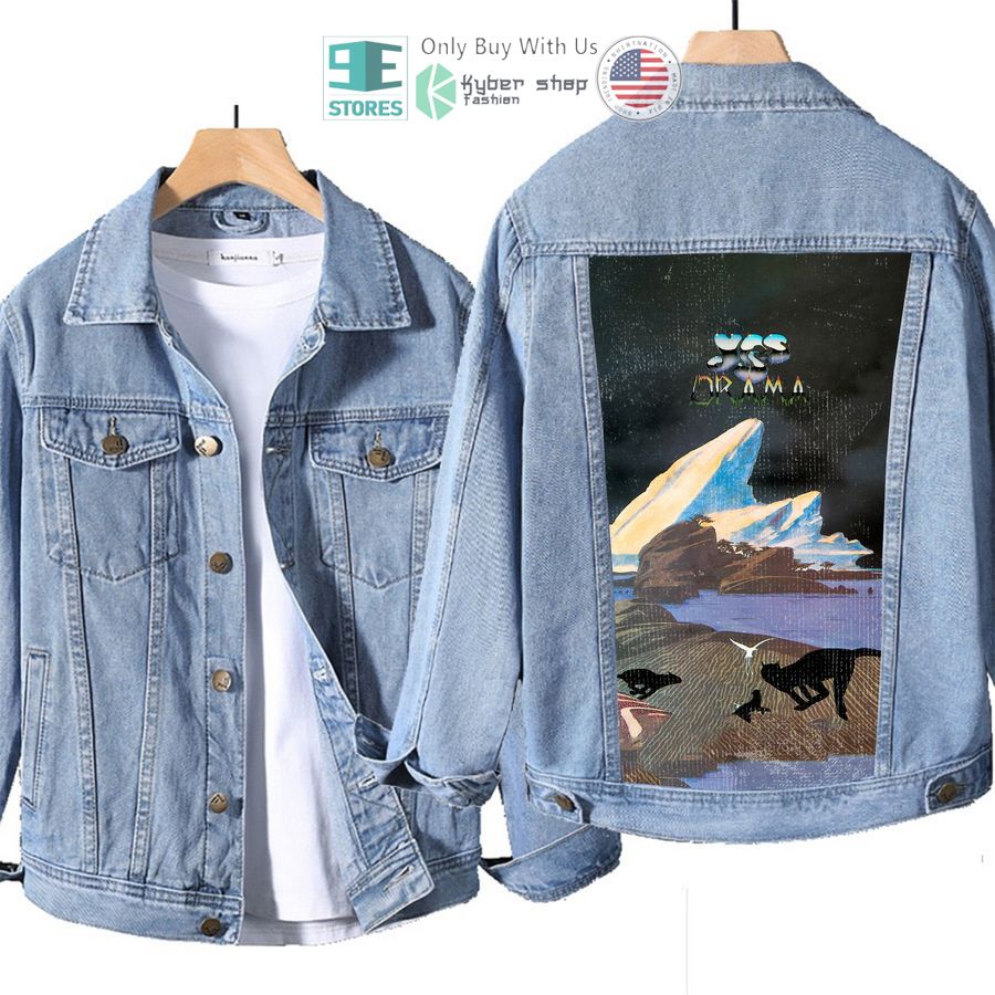 yes band drama album denim jacket 1 32302