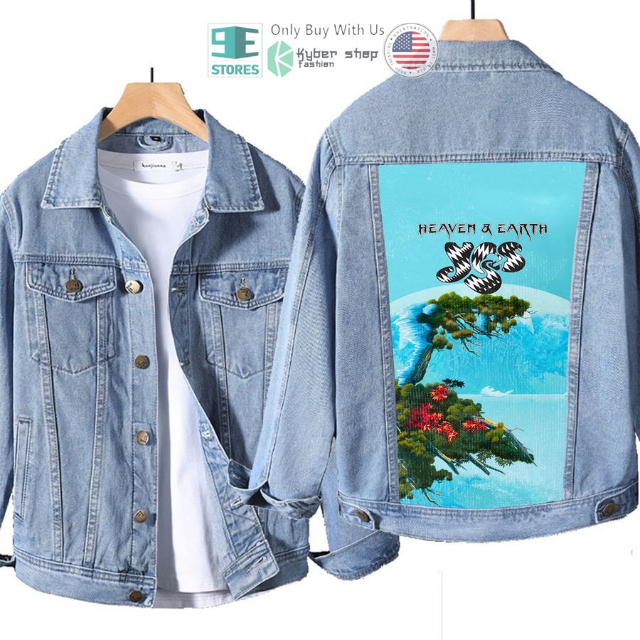 yes band heaven earth album denim jacket 1 21972