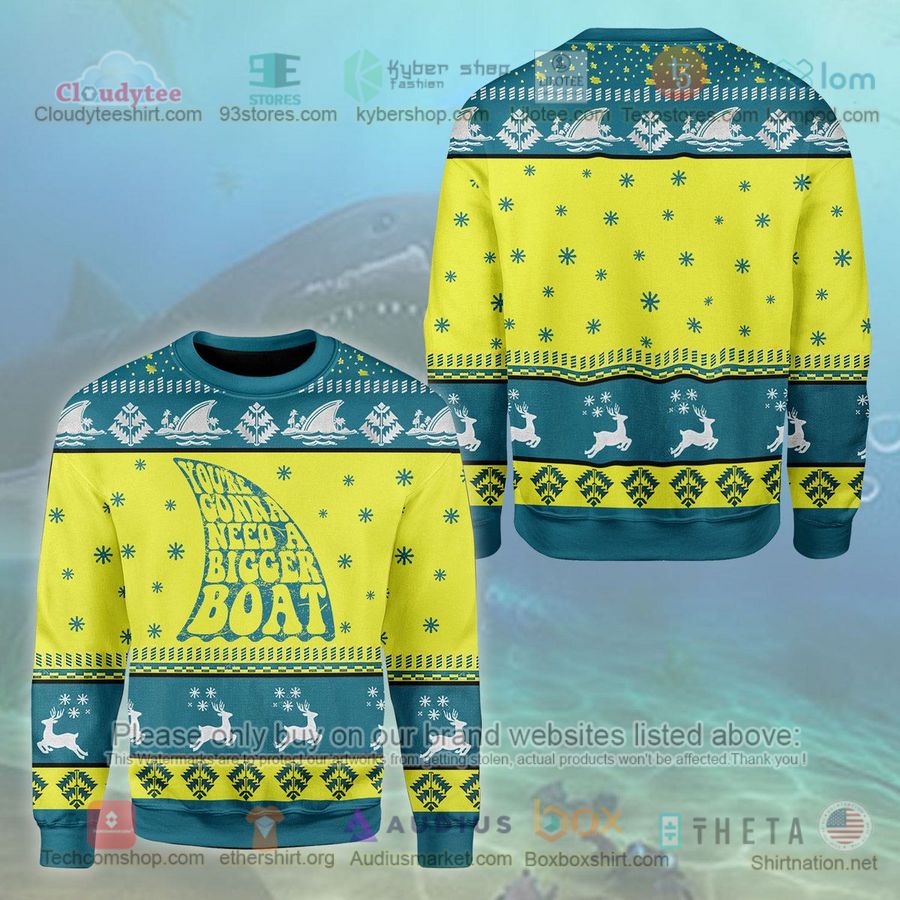 youre gonna need a bigger boat christmas sweatshirt sweater 1 38383