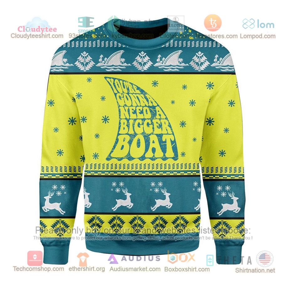 youre gonna need a bigger boat christmas sweatshirt sweater 2 63484