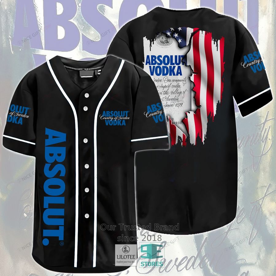 absolut vodka baseball jersey 1 77185