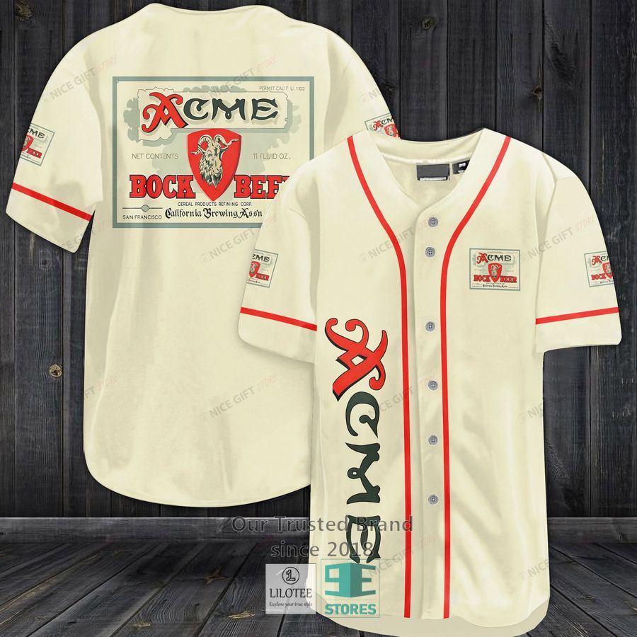 acme bock beer baseball jersey 1 85378