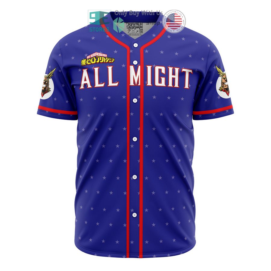 all might my hero academia baseball jersey 1 46159