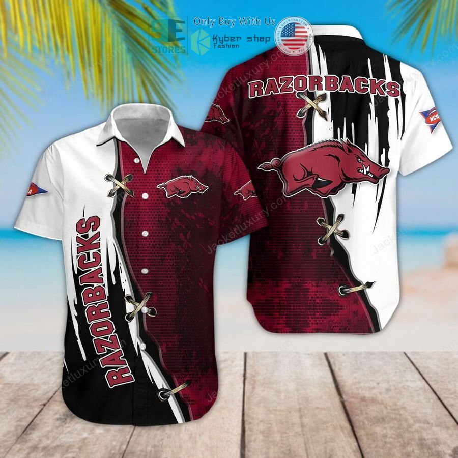 arkansas razorbacks hawaiian shirt 1 90311