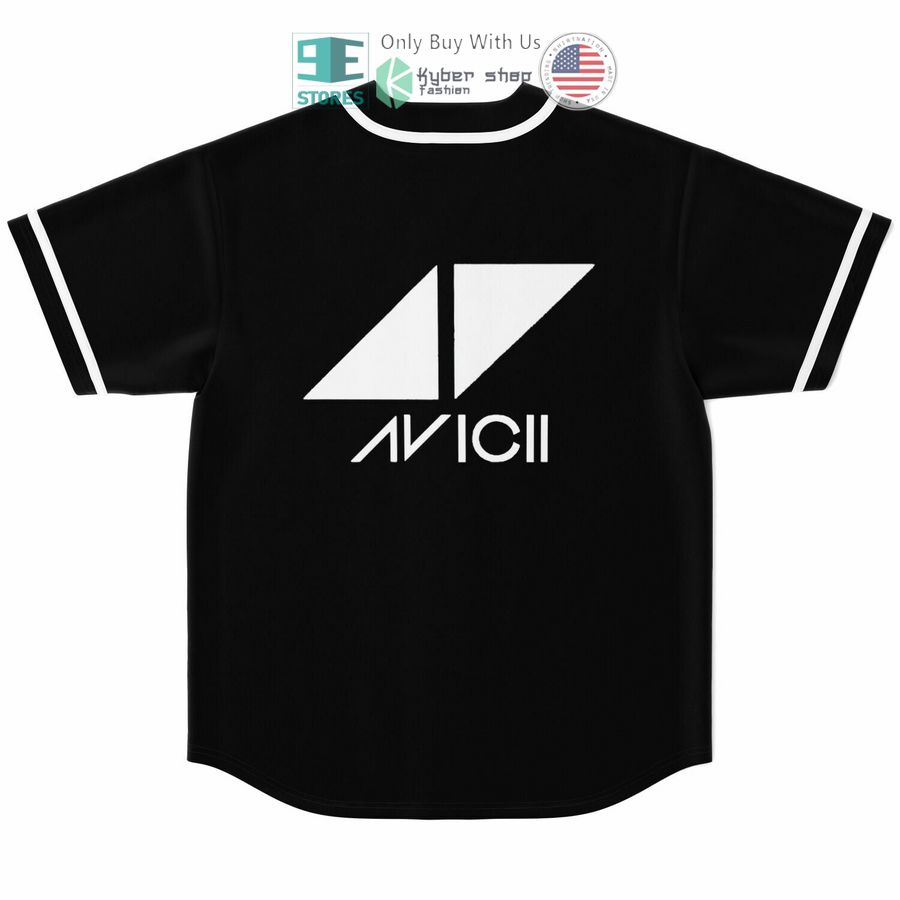 avicii logo black baseball jersey 2 79415