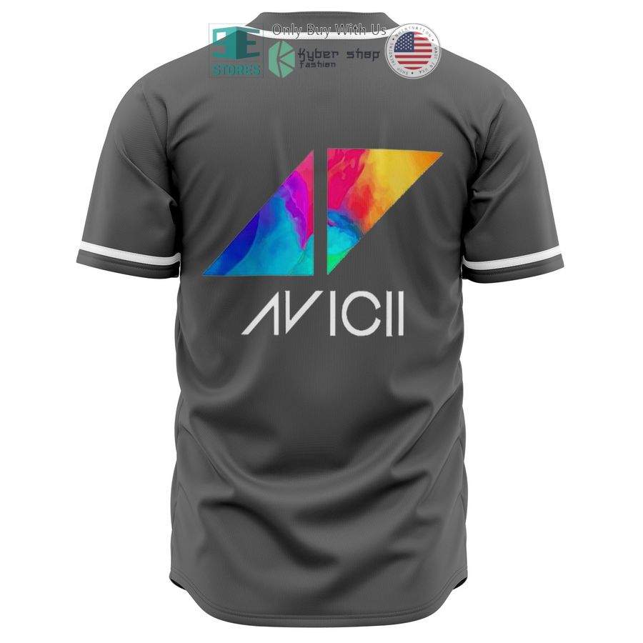 avicii logo grey baseball jersey 2 21614