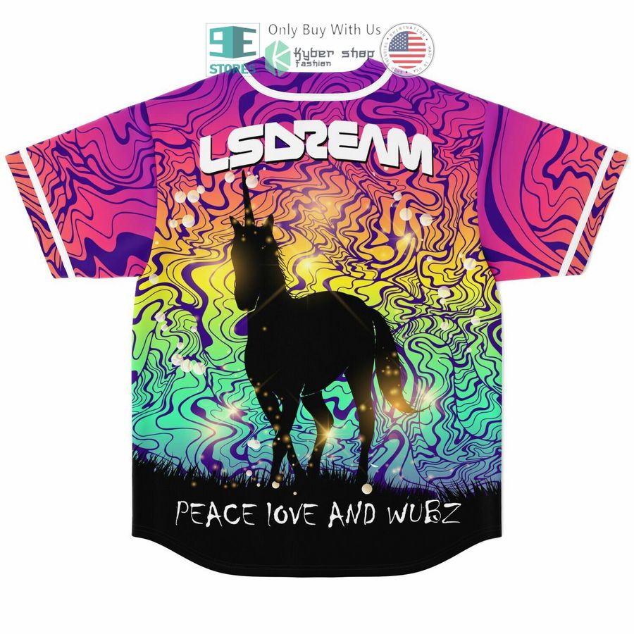 baby rave monster lsdream peace love and wubz baseball jersey 2 63489