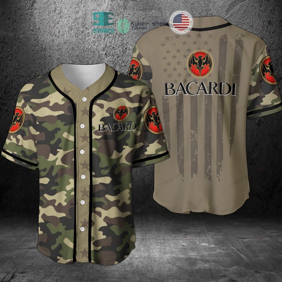 bacardi united states flag green camo baseball jersey 1 29003