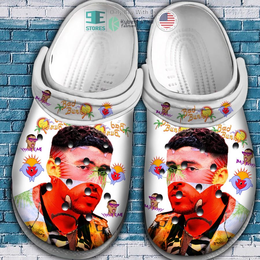 bad bunny un verano sin ti white crocs crocband clogs 2 60723