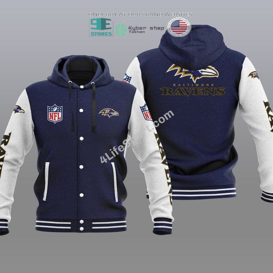 baltimore ravens baseball hoodie jacket 1 52539