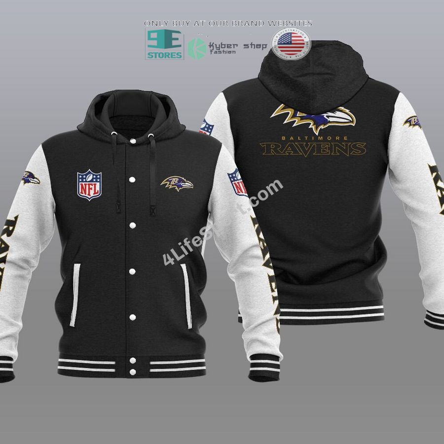 baltimore ravens baseball hoodie jacket 2 14629