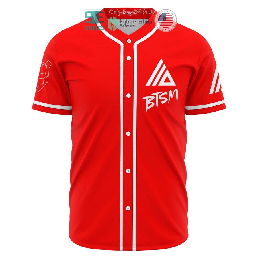 black tiger sex machine x atliens red baseball jersey 1 84976