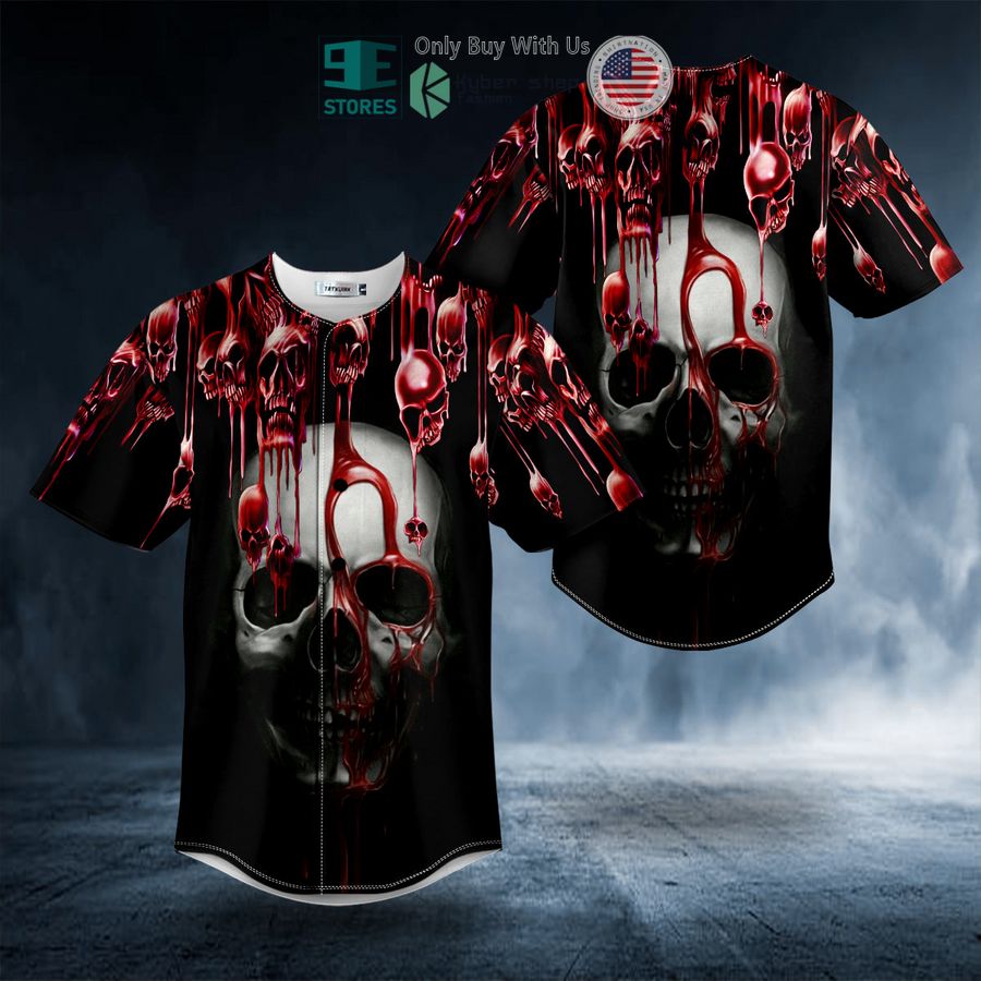 blooding skull baseball jersey 1 74350