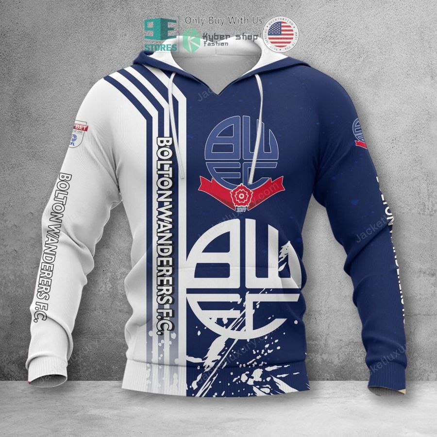 bolton wanderers 3d shirt hoodie 2 84901