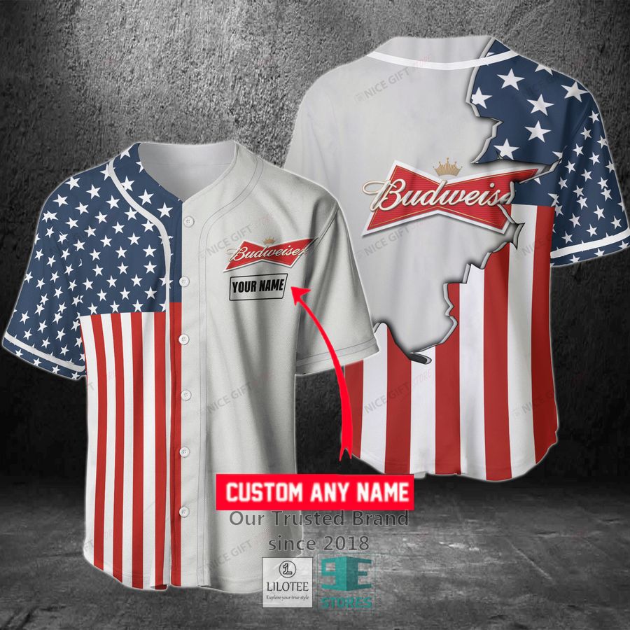 budweiser your name baseball jersey 1 83597