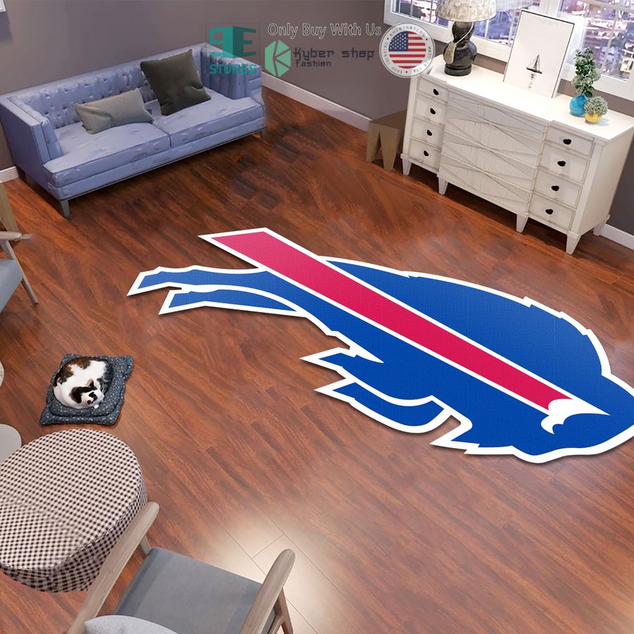 buffalo bills logo shaped rug 1 84204