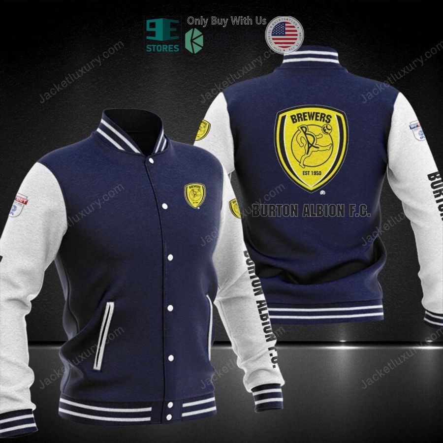 burton albion f c baseball jacket 2 14670