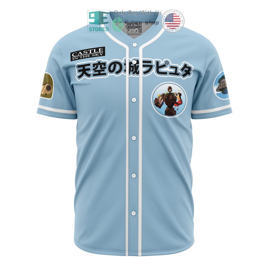 castle in the sky studio ghibli baseball jersey 1 82975