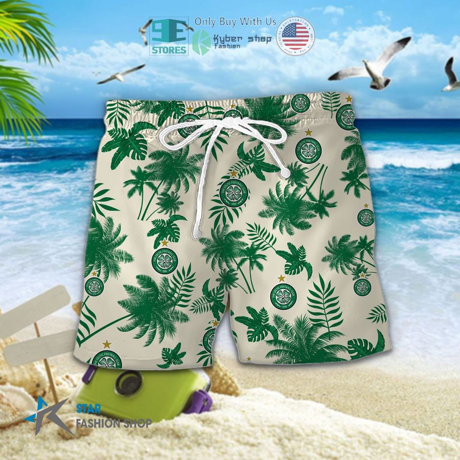 celtic f c logo palm tree hawaiian shirt shorts 2 4458