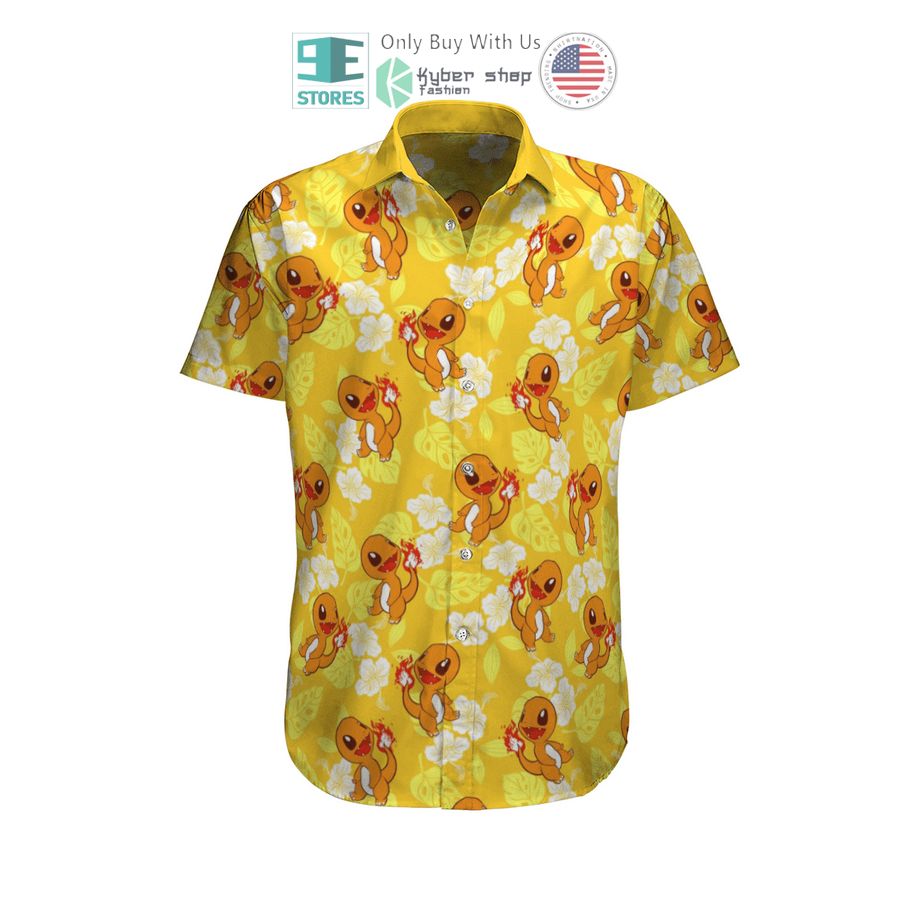 charmander tropical hawaiian shirt shorts 1 31849