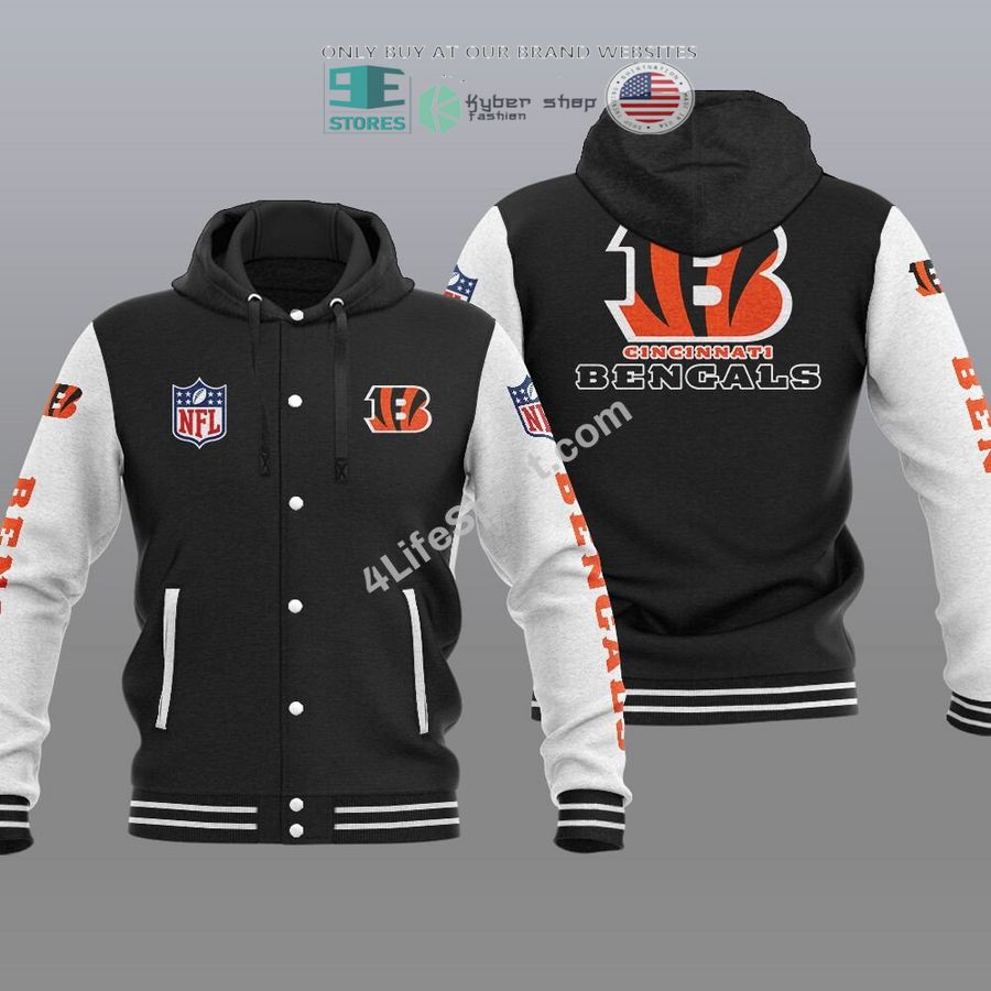 cincinnati bengals baseball hoodie jacket 1 82736