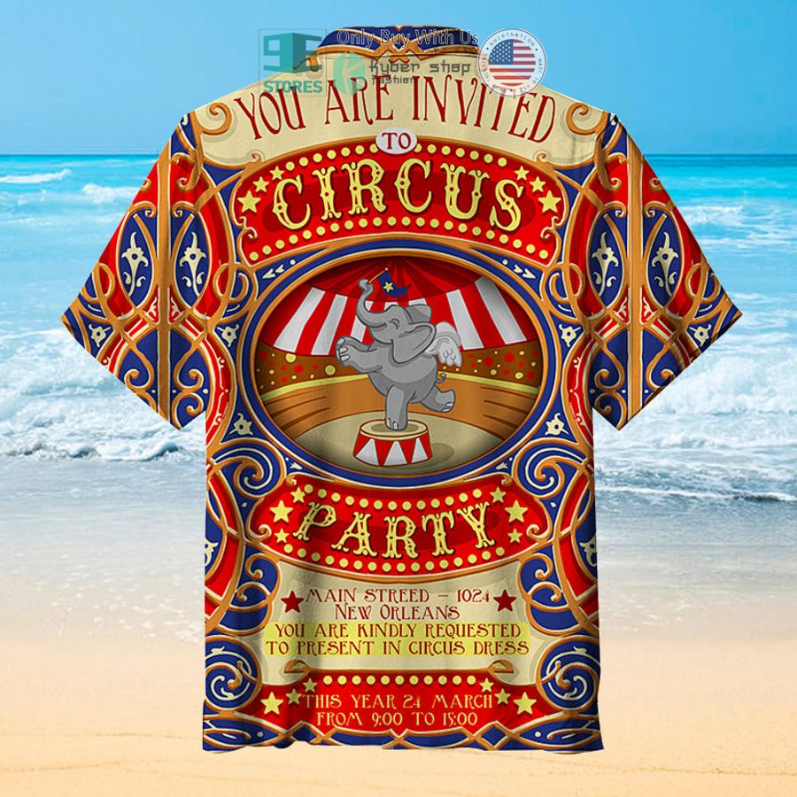 circus party with elephants hawaiian shirt 2 83039