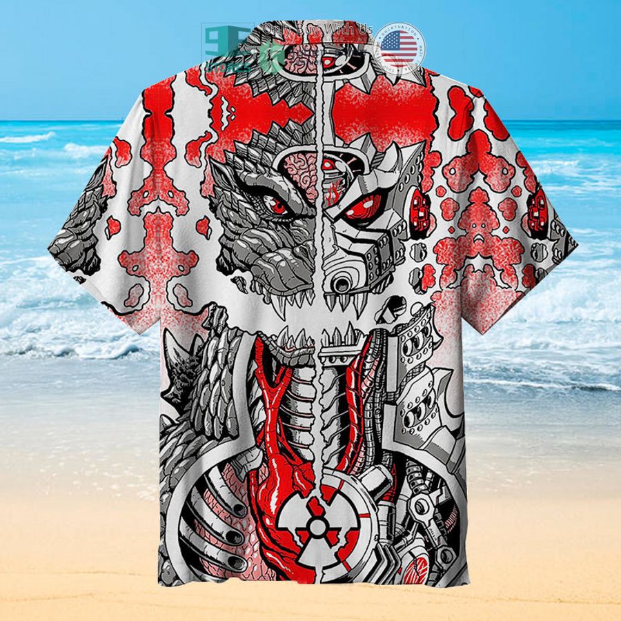 classic godzilla vs robot godzilla hawaiian shirt 2 82692