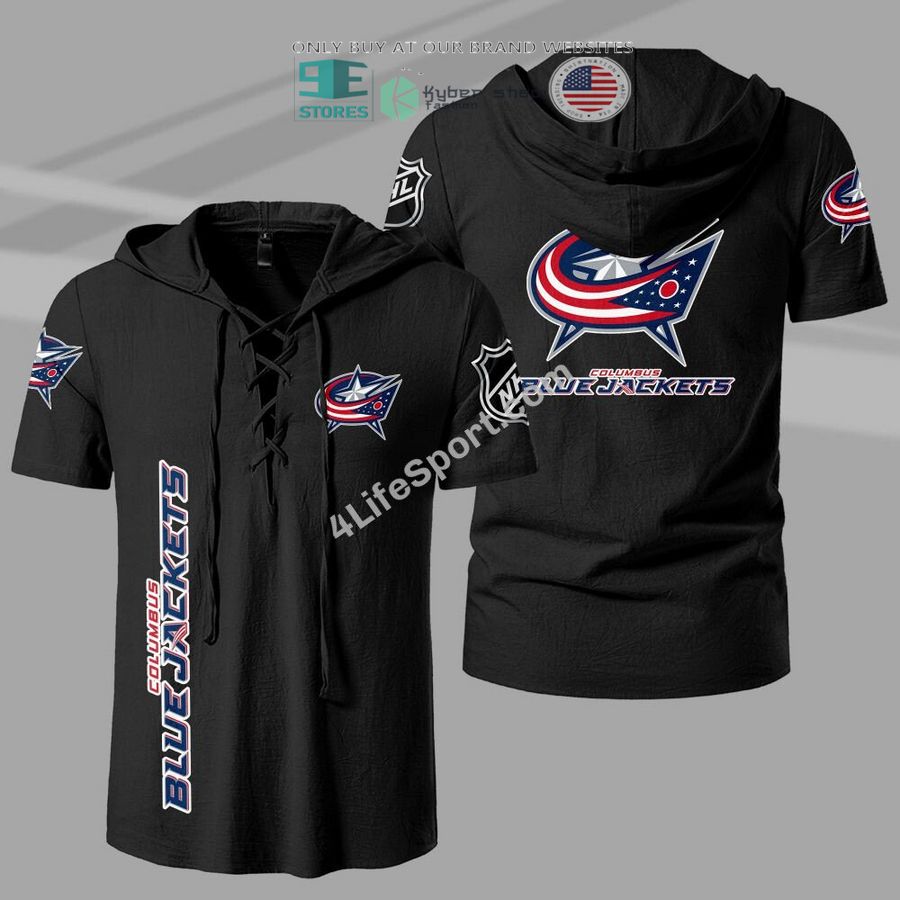 columbus blue jackets drawstring shirt 1 34222